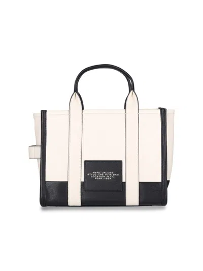 Marc Jacobs The Medium Tote Tote In White Leather