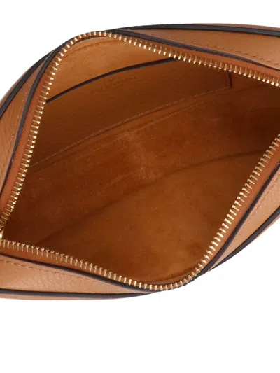 Valentino Garavani Mini Leather Crossbody Bag With Adjustable Strap In Brown