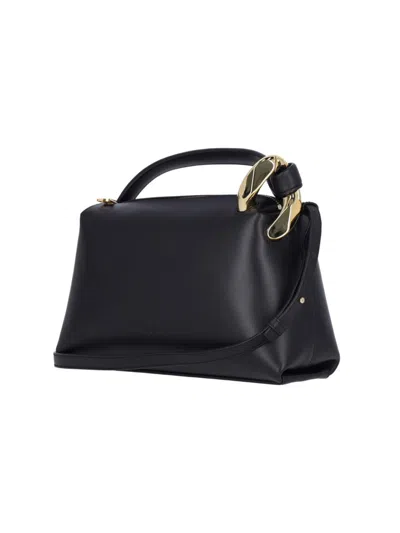 Jw Anderson J. W. Anderson "corner Bag" Shoulder Bag – Black In Black