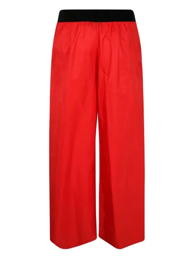 Maria Calderara Logo Casual Pants