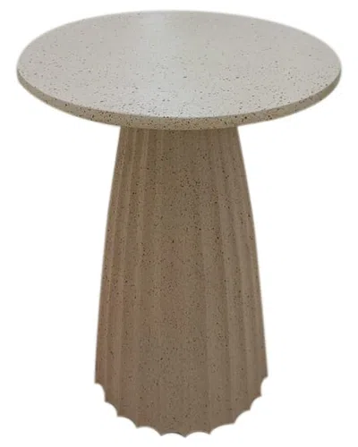 BIDKHOME BIDKHOME ALUMINUM SIDE TABLE 