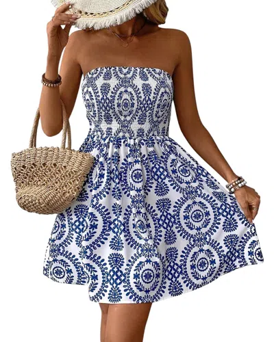 Vera Dolini Mini Dress In Multi