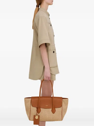 Ferragamo Natural East-west Large Tote
