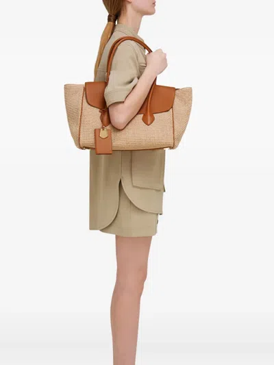 Ferragamo Natural East-west Large Tote