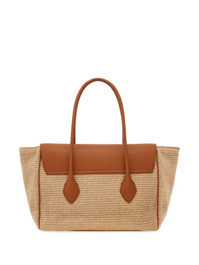 Ferragamo Natural East-west Large Tote