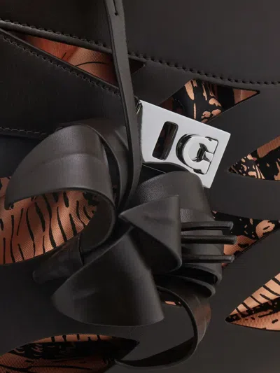 Ferragamo Large Back To Earth Hug Tote Bag