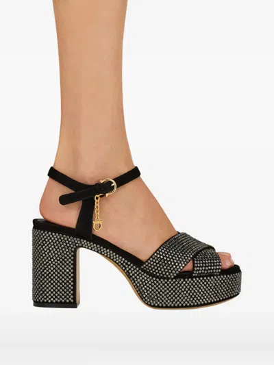 Ferragamo Crystal-embellished Platform Sandal