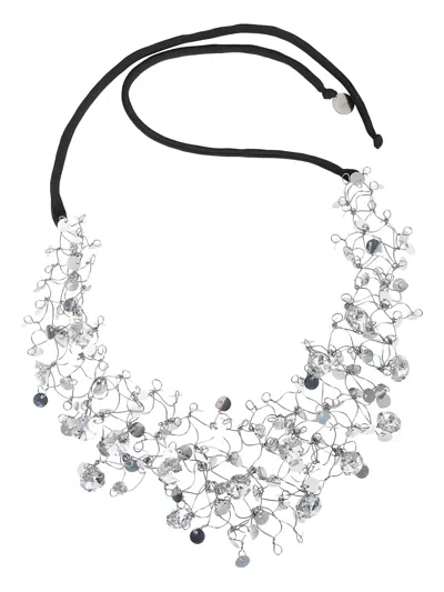 Maria Calderara Net Crystals Necklace