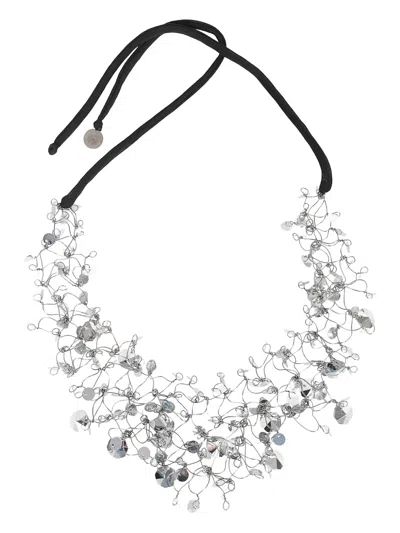 Maria Calderara Net Crystals Necklace