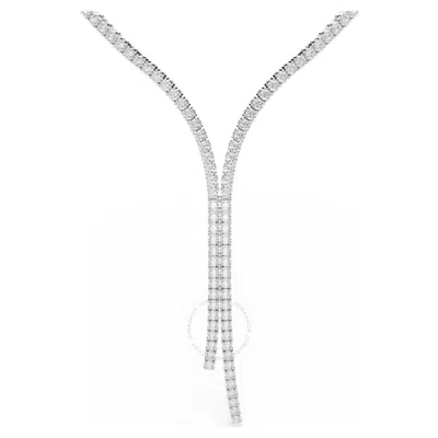Swarovski Matrix Round-cut Cystal Y Necklace