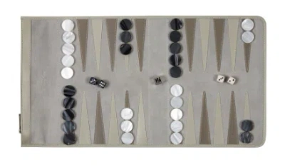 Assouline Victor Travel Backgammon - Ciment
