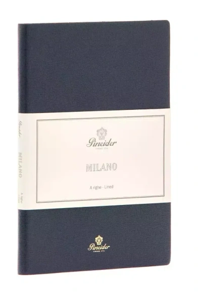 Assouline Notebook Milano - Franzi -19x25 - Blue- Gold Edge