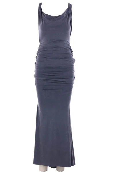 Vivienne Westwood Navy Liz Jersey Maxi Dress