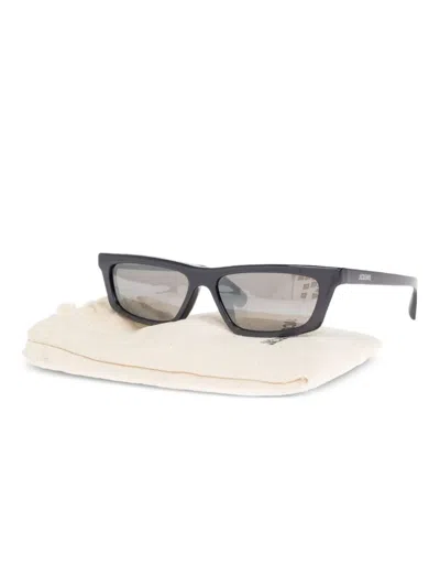 Jacquemus Square-frame Sunglasses In Gray
