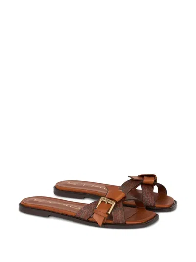 Etro Paisley-pattern Slides