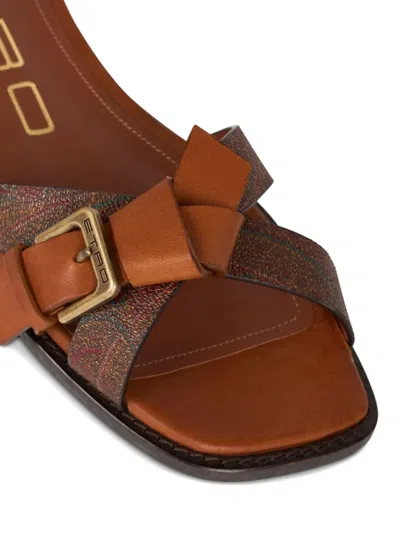 Etro Paisley-pattern Slides