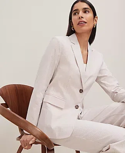 Ann Taylor The Petite Long Notched Two Button Blazer
