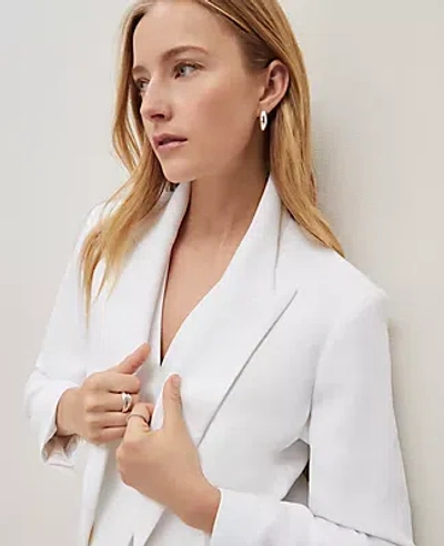 Ann Taylor Petite Crinkle Belted-back Blazer