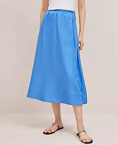 Ann Taylor Side-tie Midi Skirt