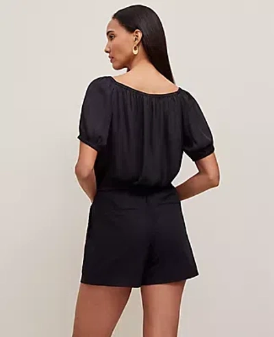 Ann Taylor Petite Bubble Hem Top