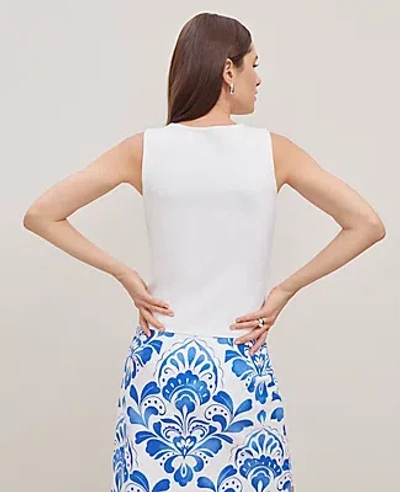 Ann Taylor Crew Neck Shell Top