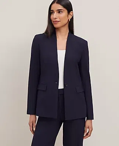 Ann Taylor The Petite Collarless Blazer