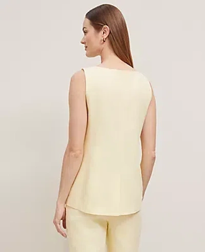 Ann Taylor Petite Linen-blend Long Vest