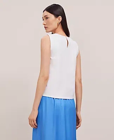 Ann Taylor Stitch Ponte Shell Top