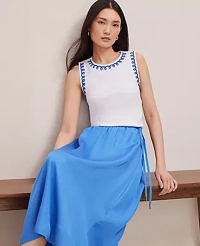 Ann Taylor Stitch Ponte Shell Top