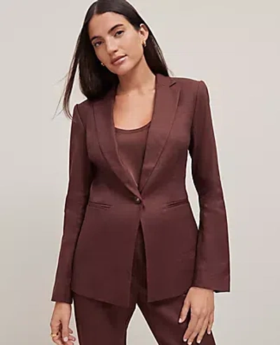 Ann Taylor The Notched One Button Blazer