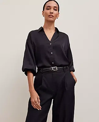 Ann Taylor Blouson Sleeve Shirt
