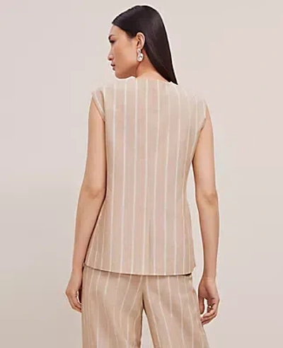 Ann Taylor The Petite Tucked Waist Vest