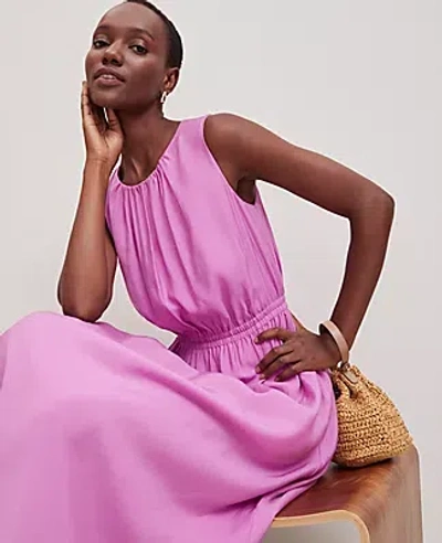 Ann Taylor Cutout Back Midi Dress