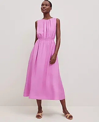 Ann Taylor Cutout Back Midi Dress