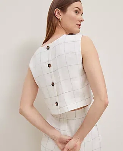 Ann Taylor The Petite Button-back Top