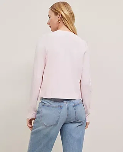Ann Taylor Petite Cropped Open Cardigan