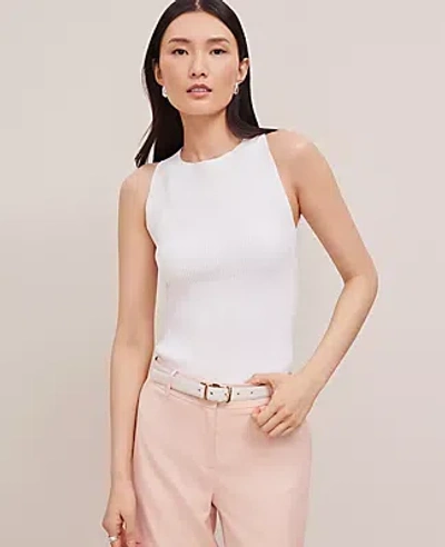 Ann Taylor Ottoman Halter Sweater Shell Top