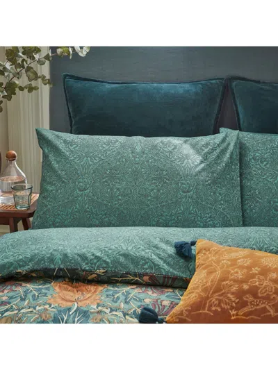 Morris & Co. Honeysuckle Tulip Pillowcase Pair