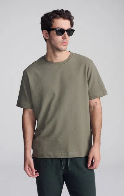 Mavi Short Sleeve Crew Neck T-shirt In Dusty Olive