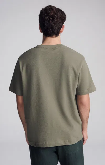 Mavi Short Sleeve Crew Neck T-shirt In Dusty Olive