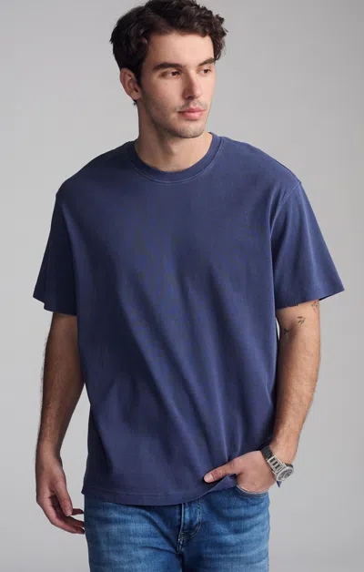 Mavi Short Sleeve Crew Neck T-shirt In Black Iris