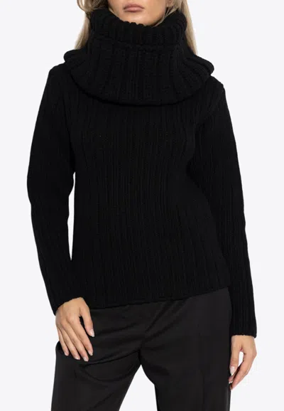Alexander Mcqueen Exploded Collar Wool-blend Sweater