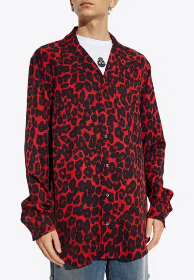 Alexander Mcqueen Leopard-print Shirt