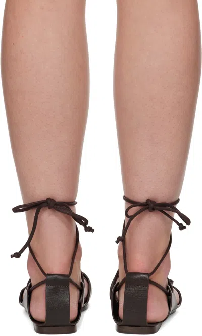 Lemaire Brown Opanka Flat Sandals
