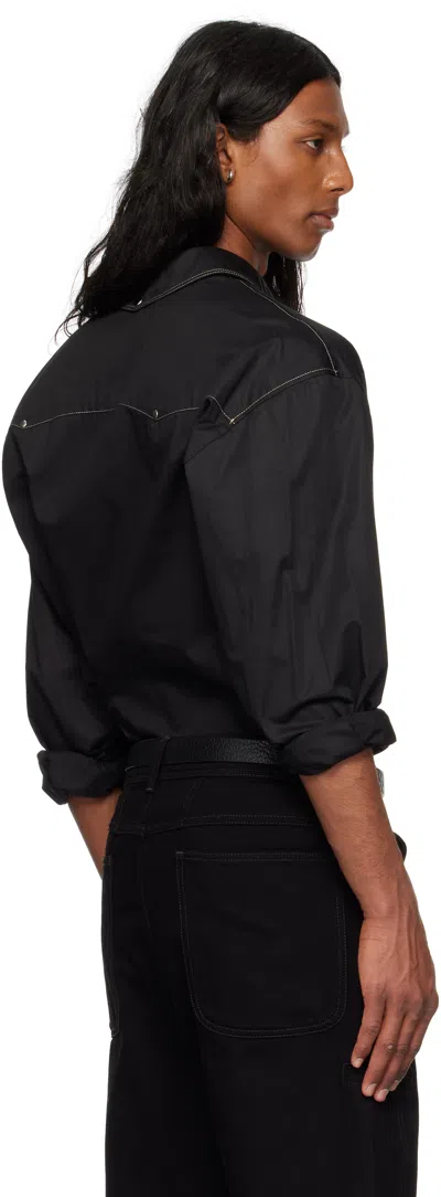 Lemaire Embellished Cotton Satin Shirt