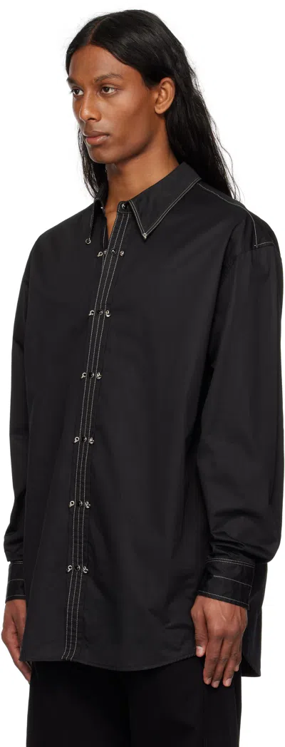 Lemaire Embellished Cotton Satin Shirt