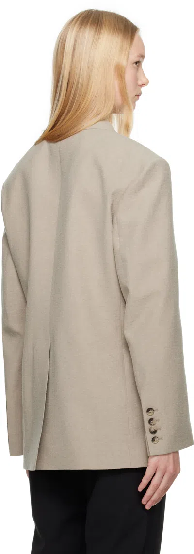 Nanushka Gray Diante Blazer