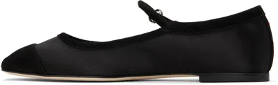 Aeyde Mary Jane Shoes With Flat Soles In Black