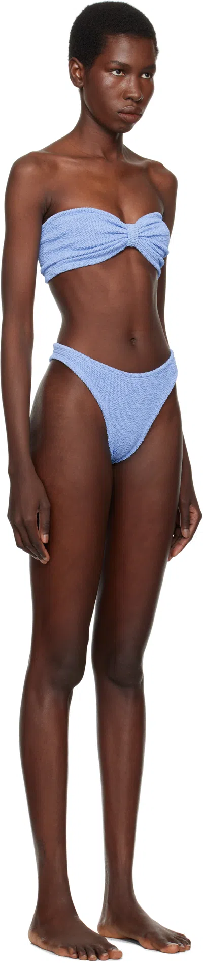 Hunza G "tina" Bandeau Top High-cut Leg Set
