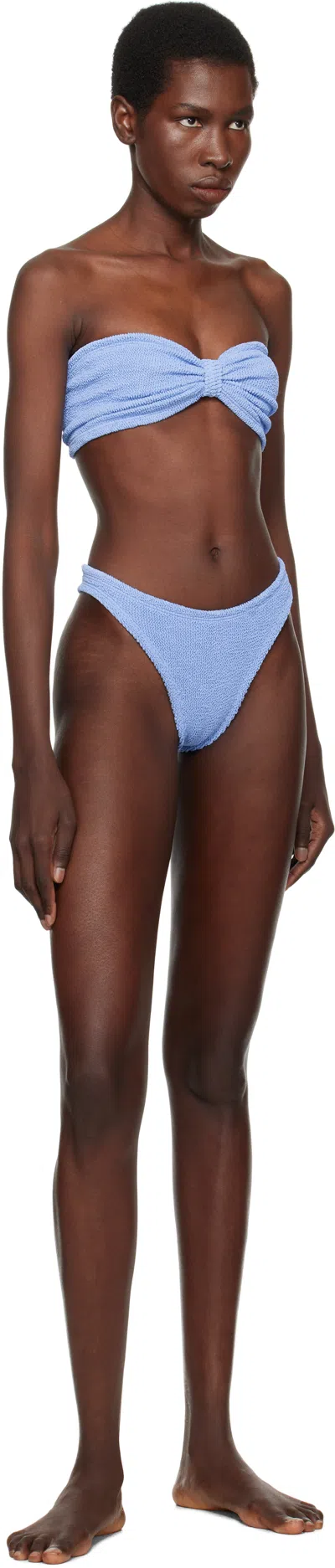 Hunza G "tina" Bandeau Top High-cut Leg Set